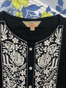 Stunning Black Embroidered Top