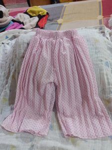 Crop Top With Plazzo
