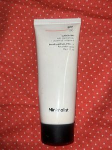 Minimalist SPF 50 Sunscreen