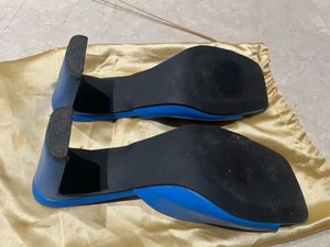 Twenty Dresses Nykaa - Blue Heeled Mules