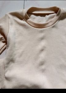 Beige Crop Top