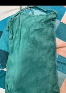 Cyan Backless Dress