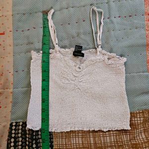 White Crop Top