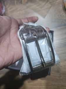 Handmade Vegan Leather Brown Belt for Men