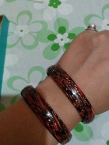 Glass Bangles Combo