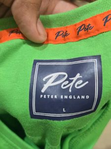 Peter England Green Tee