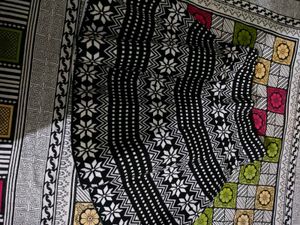 Black &amp; White Patterned Fabric