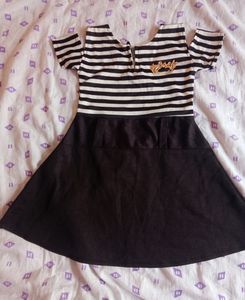 Frock (Black And White)
