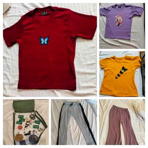Tshirt& Trousers Combo With Freebies