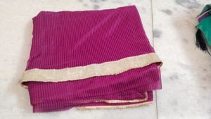 Pink Saree With Blouse