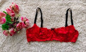 Red Lace Lingerie Set