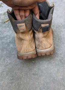 Tan Leather Hiking Boots