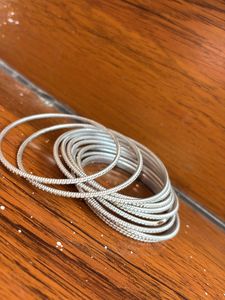 Silver bangles