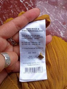 Mustard Tiered Dress