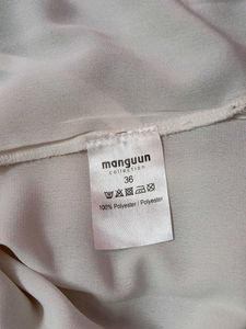 Casual Regular Sleeves Solid Women White Cream Top