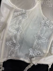 2XL White Corset