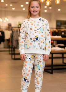 unisex Bird Print Set