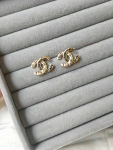 Chanel Inspired Golden Earrings