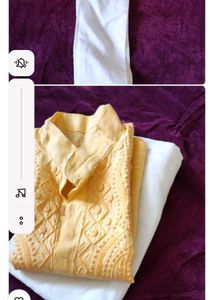 Chikankari Kurta Set ( Brand New)