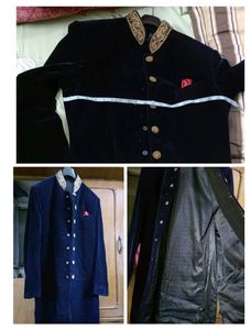 Velvet Blue Sherwani