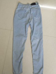 Light Blue Faded Skinny Jeans