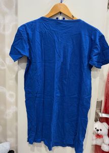 Blue Graphic Print T-Shirt