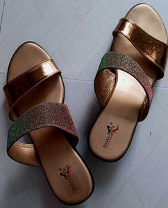 Stylish Gold Flats