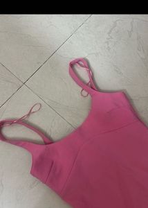 ZARA PINK DRESS 💗🎀👙🩷🧞‍♀️👛🦩🩰🎟️