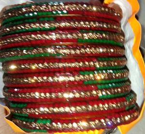 Sparkling Beaded Bangles