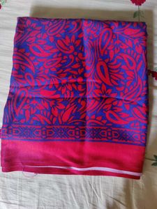 Red &amp; Blue Kurta Set Dress Material