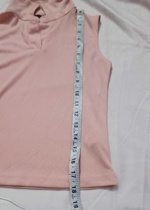Pink Sleeveless Top