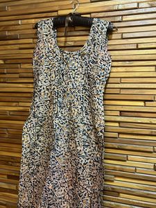 Printed Sleeveless Kurti