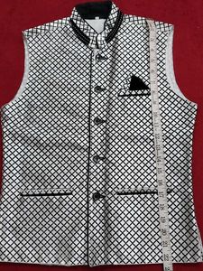 Stylish Black &amp; White Modi Jacket