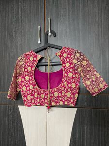 Pink Embroidered Blouse
