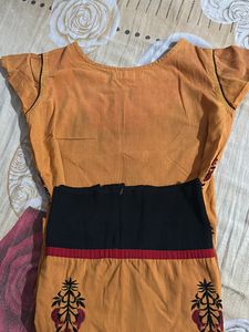 flower Embroidered Kurti