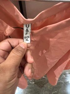 Peach Top with Ring Detail