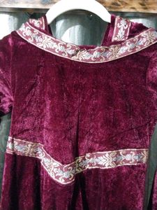 Maroon dress 👗