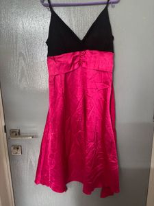 Hot Pink &amp; Black Mini Dress