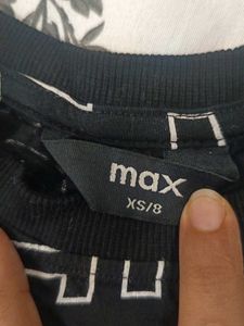 Max Letter Print Top