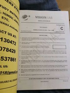 25 VISION IAS Test Series With Answer 2021 Year