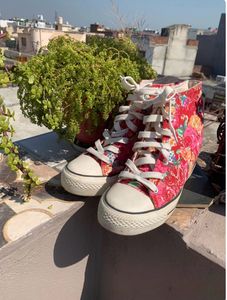 Floral High Top Sneakers.....