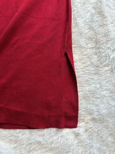 Chic Red Bodycon Mini Dress