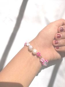 Beaded Flower Bracelet