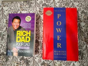 The Power Of 48 Law+ Rich Dad Poor + Ikigai