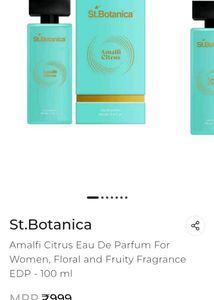 St.Botanica  Luxury Amalfi Citrus Perfume
