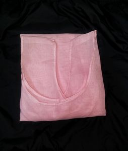 BABY PINK CHICKEN KURTA WITH INNER WEAR