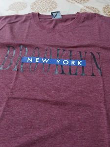 Maroon NY T-Shirt