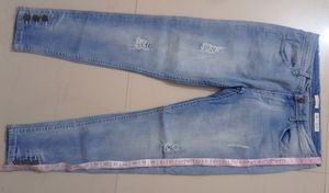 Blue Ripped SkinnyJeans👖