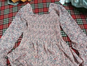 Floral Smocked Blouse