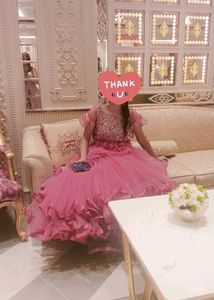 Pink Embellished Party Dress